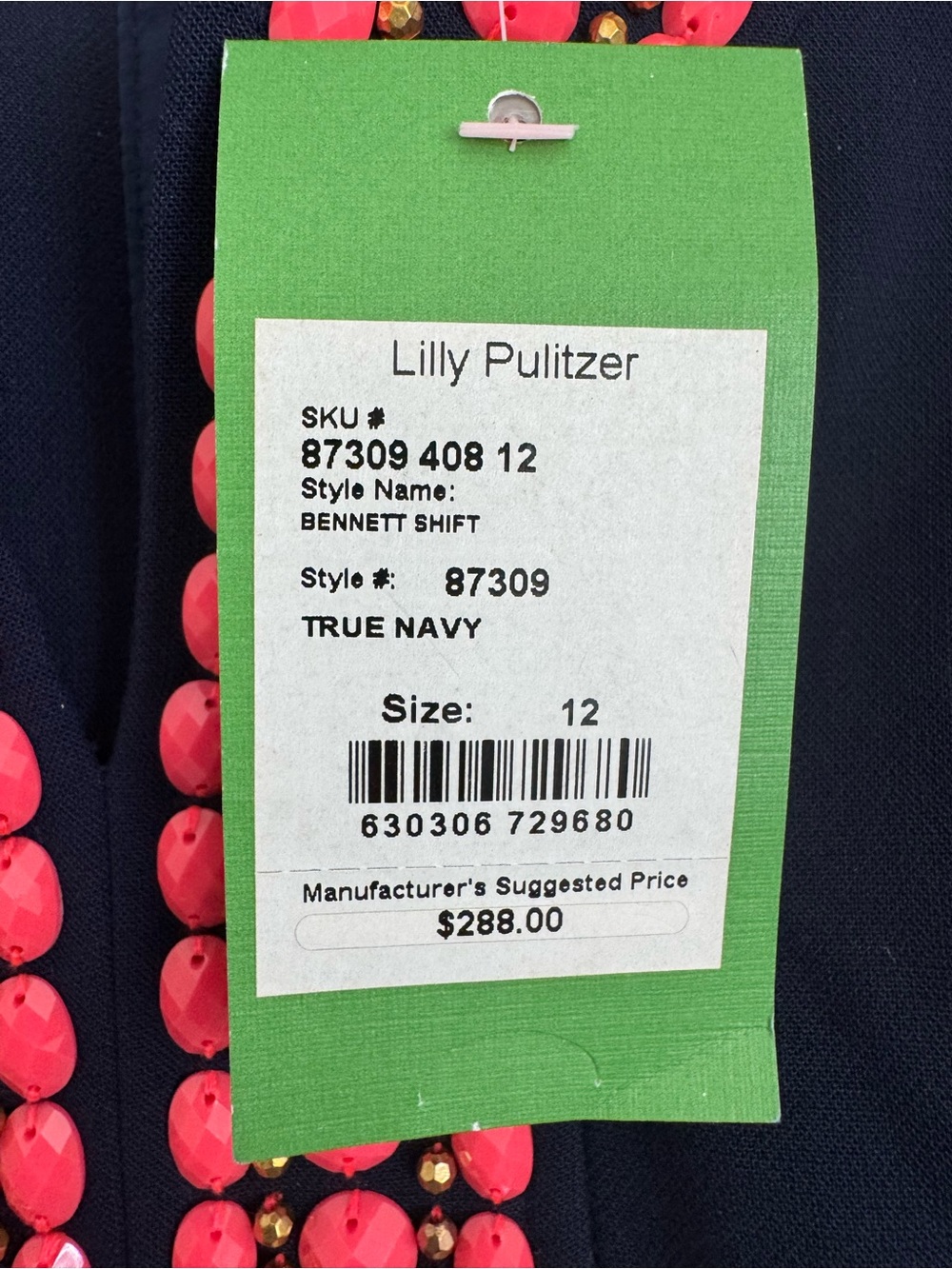 Lilly Pulitzer dress size 12 NWT - Picture 6 of 6